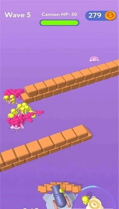 火柴人加农炮手机版下载,火柴人加农炮,闯关游戏,3d游戏